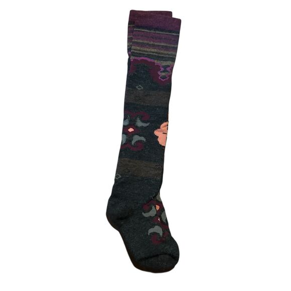 NEW WITHOUT TAGS SmartWool Women's Ski Floral Field Print Over The Calf Socks on - Picture 1 of 6